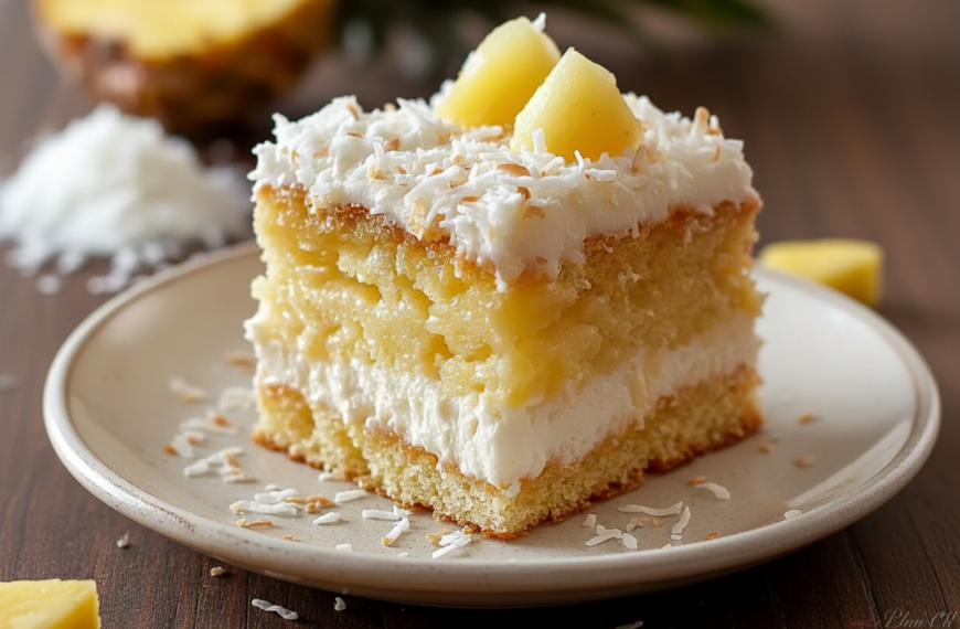 Pineapple Coconut Dream Cake
