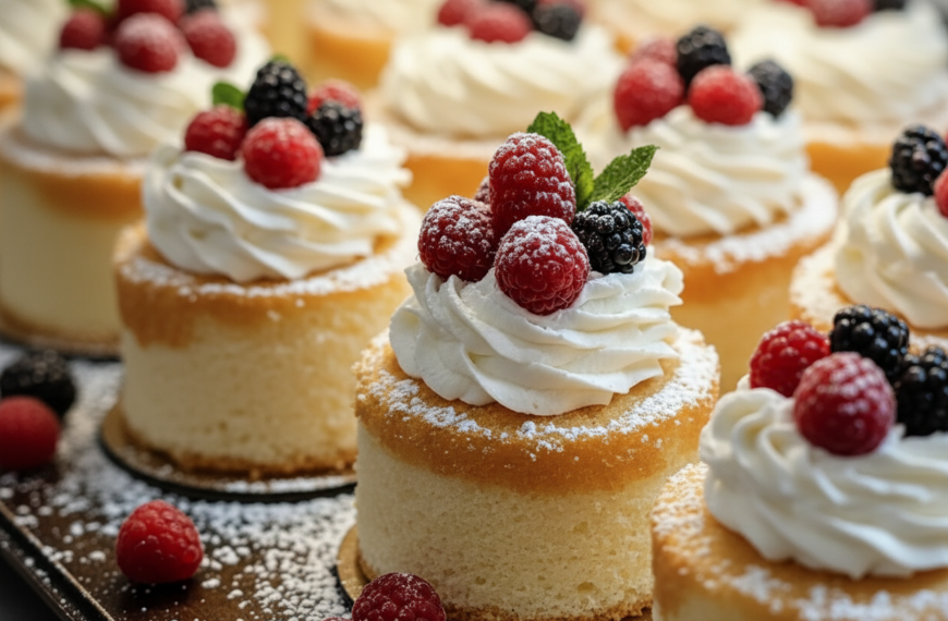 Mini Cloud Cakes – Light, Fluffy & Party-Perfect Bites – Mastered&hellip;