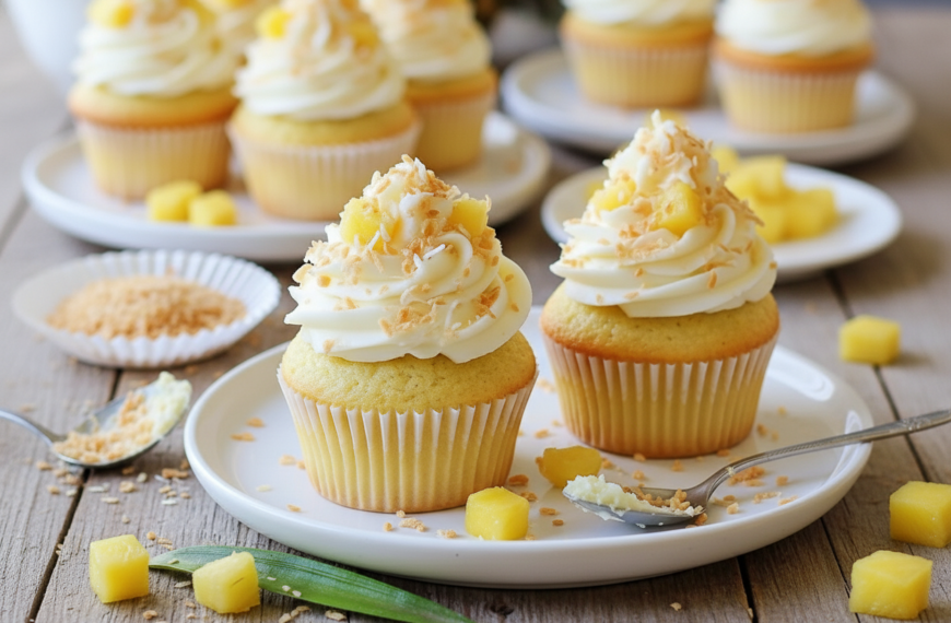 Pineapple Coconut Cupcakes Delightful and Easy Recipe – Recipe Website