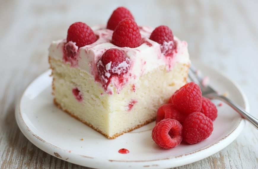 Heavenly Raspberry Cream Angel Food Cake: The Ultimate Summer Delight