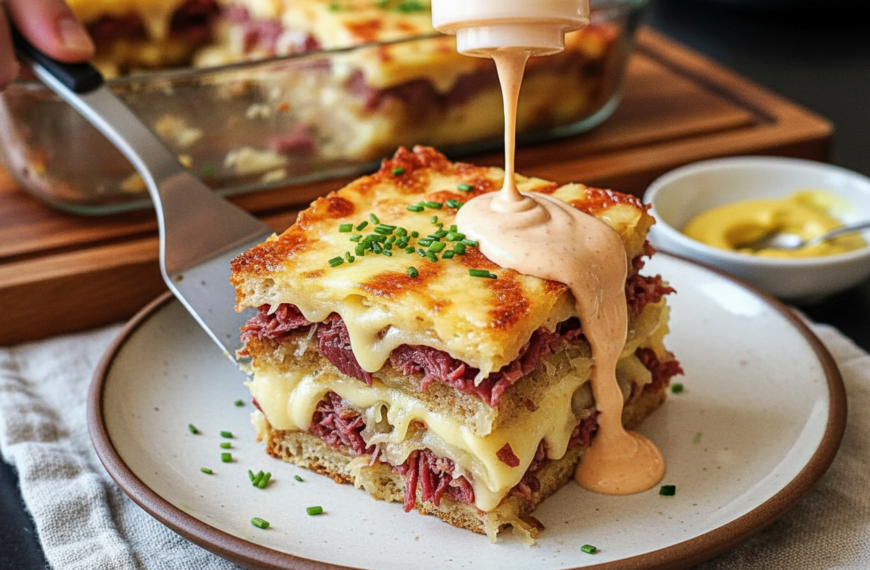 Homemade Reuben Bake