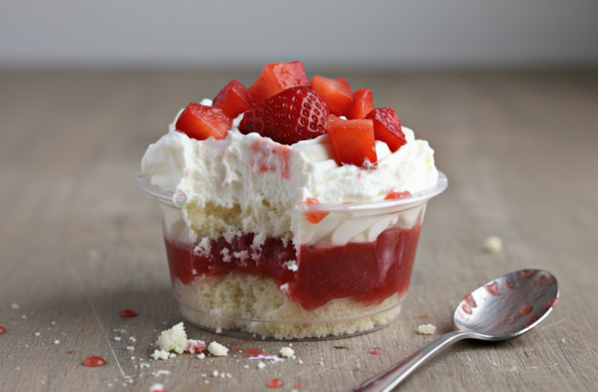 Strawberry Shortcake Dessert Cups