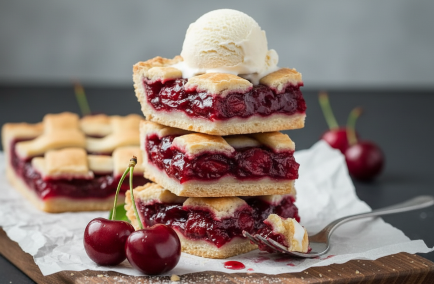 Easy Cherry Pie Bars: A Simple Cherry Dessert to Savor