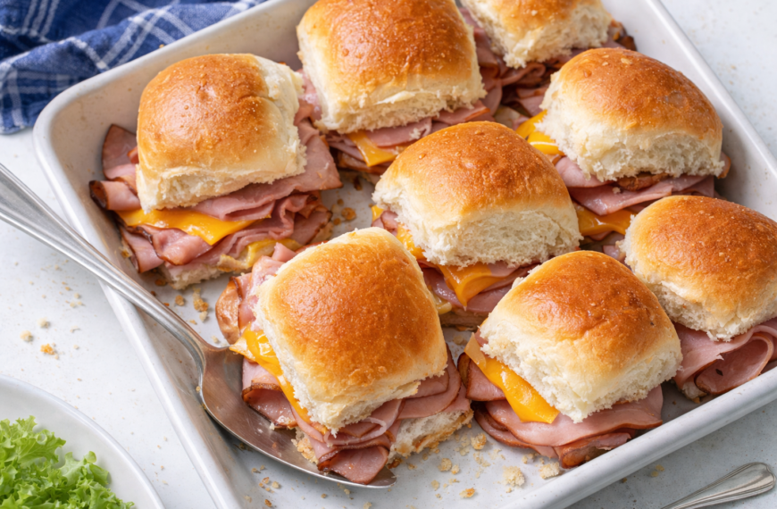 The easiest party sliders you can make ahead, baked in a&hellip;
