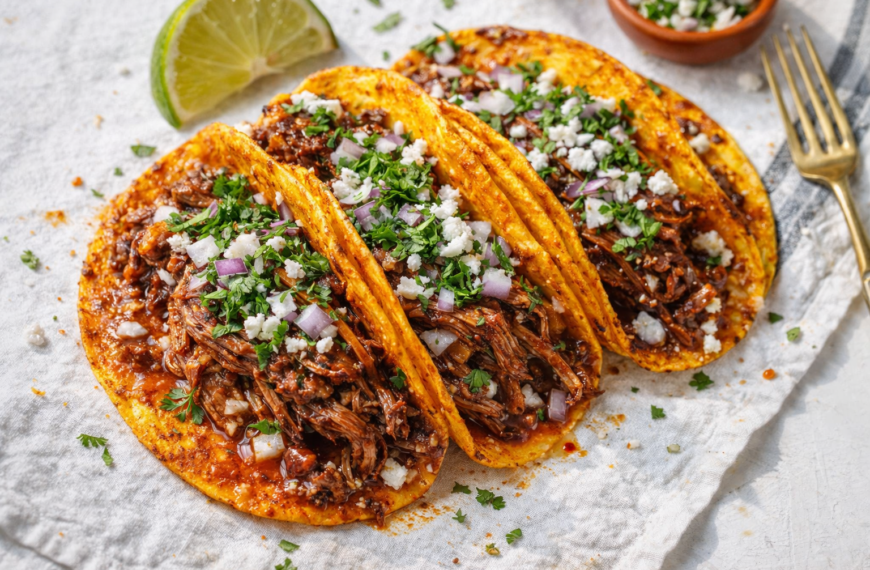 Make birria tacos at home, with a step-by-step recipe for tender&hellip;