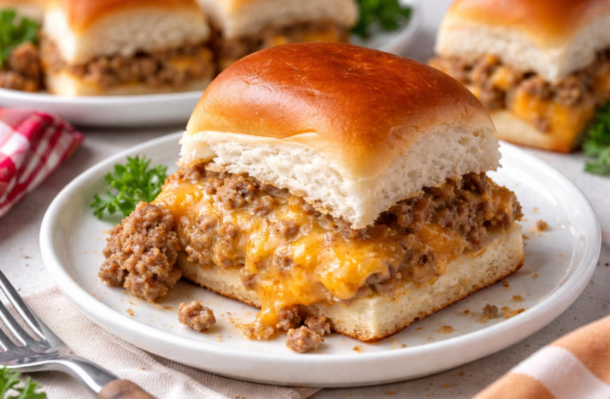 These sliders, packed with beef, sausage, and cheese, are your new&hellip;