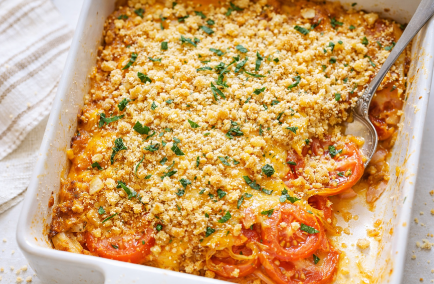 Whip up a creamy, golden side dish, this easy recipe for&hellip;
