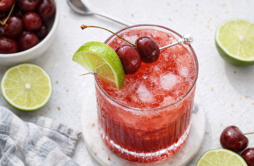 Make a refreshing cherry limeade at home, with this simple recipe&hellip;