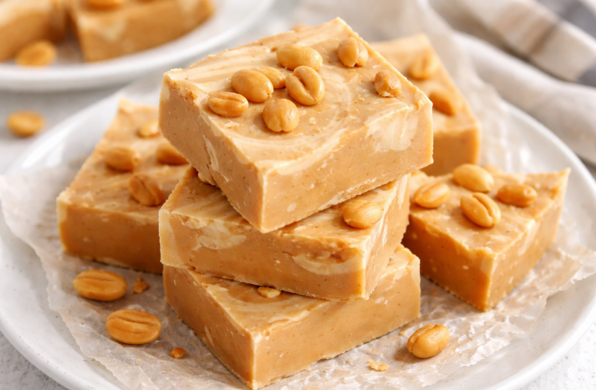 Make creamy peanut butter marshmallow fudge at home, with just four&hellip;