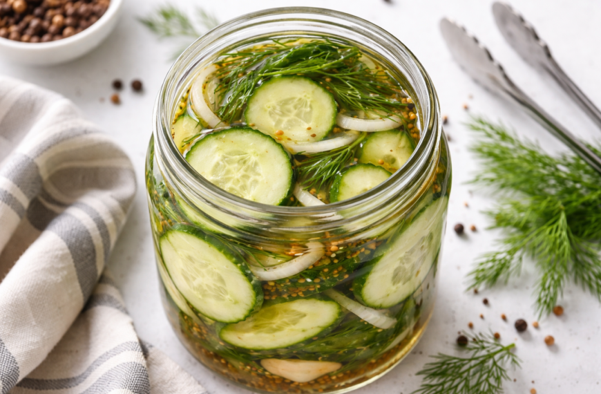 Make crunchy, homemade dill pickles in your refrigerator, a simple no-canning&hellip;