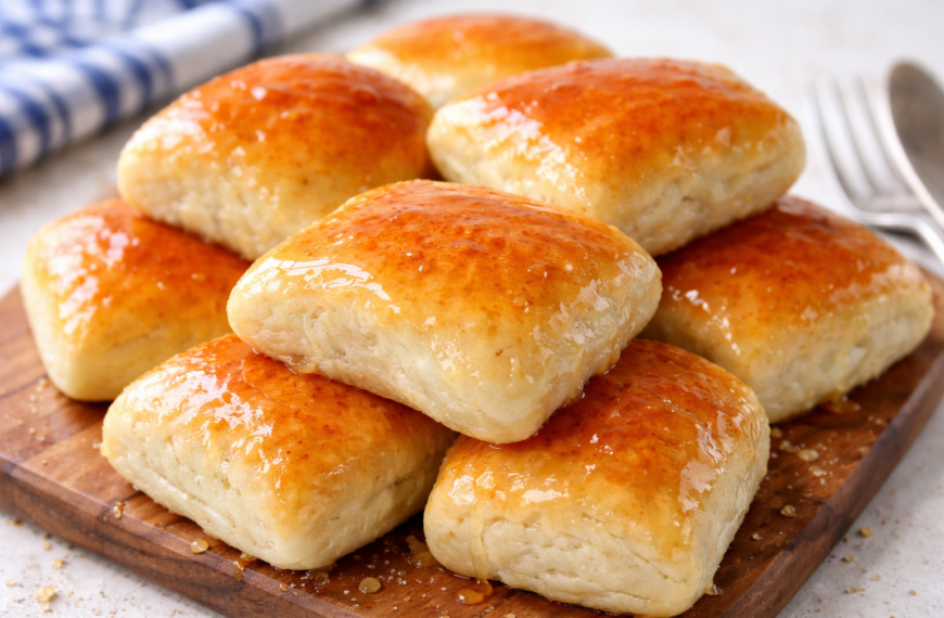 Make Texas Roadhouse’s famous honey butter rolls at home, a soft,&hellip;