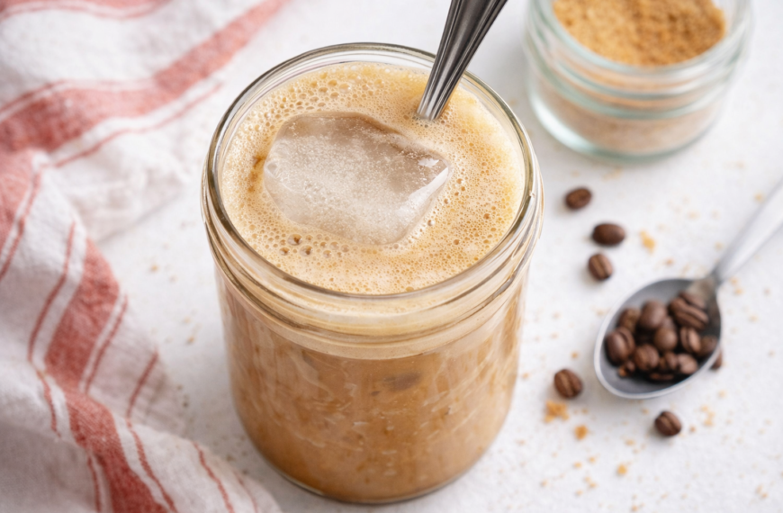 Skip the coffee shop line, make this creamy, sweet iced brown&hellip;