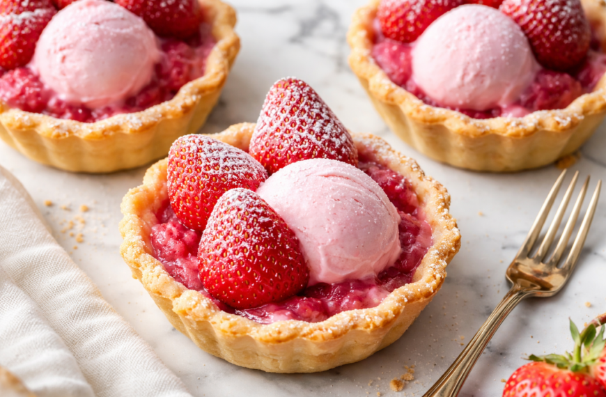 Make these adorable mini strawberry ice cream pies, a no-bake summer&hellip;