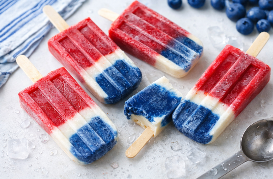 Create a layered, patriotic frozen treat for your 4th of July&hellip;