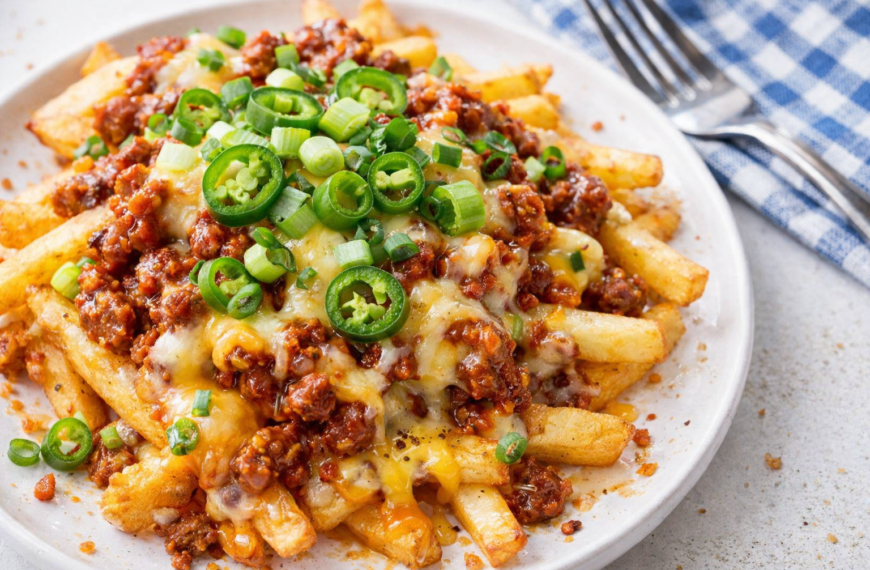 Make spicy cheese fries at home, a crispy, cheesy snack perfect&hellip;