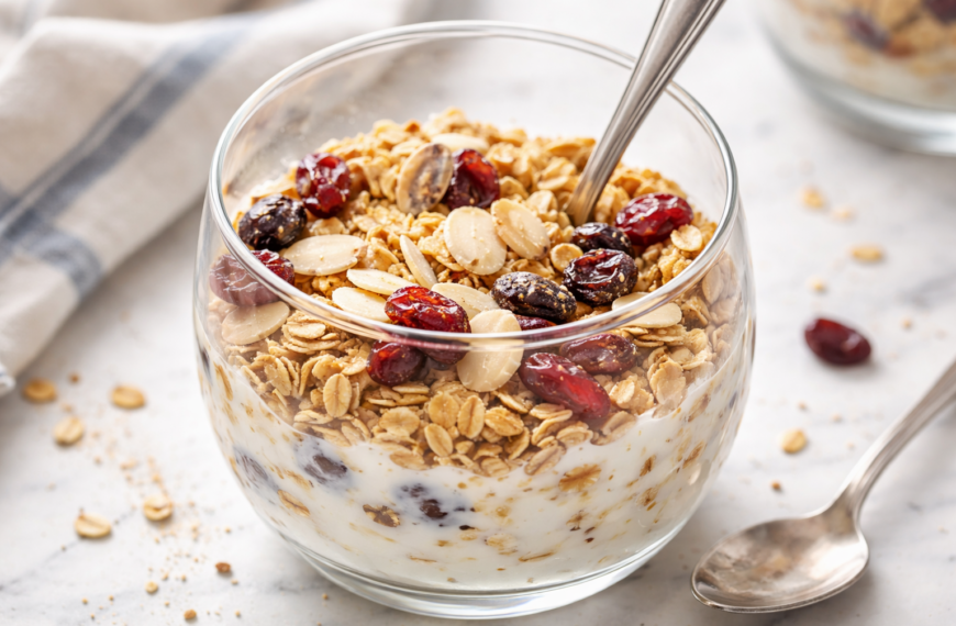 Make authentic Swiss Bircher muesli overnight, a creamy, no-cook breakfast with&hellip;