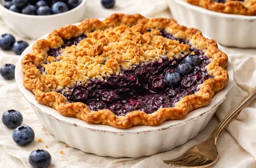 Master this classic summer dessert, a blueberry crumble pie with a&hellip;