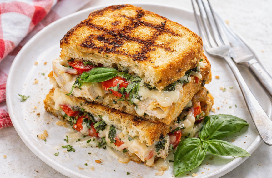 Make a classic Italian chicken panini at home, with crispy bread,&hellip;