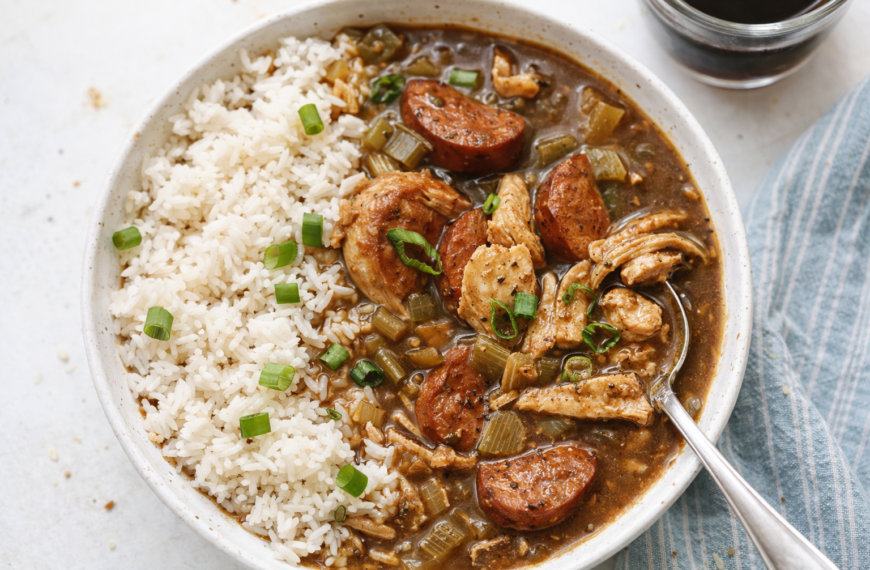 Master the dark roux for a rich, authentic gumbo, a step-by-step&hellip;