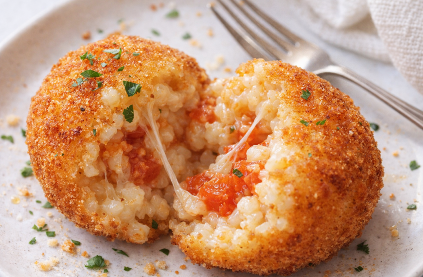 Recreate Michael Symon’s crispy, cheesy arancini at home, a restaurant favorite&hellip;
