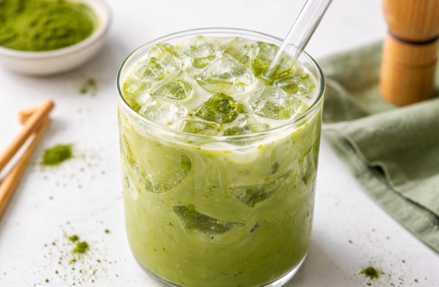 Make a creamy matcha iced latte at home, a refreshing summer&hellip;