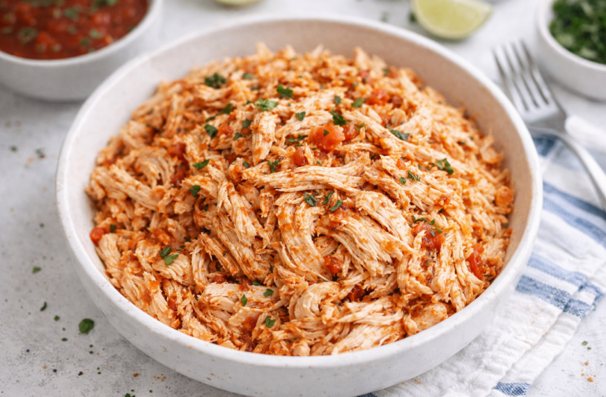 Dump 3 ingredients in your slow cooker, and get tender salsa&hellip;