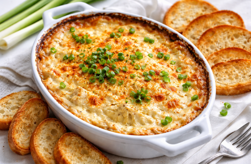 Creamy, cheesy Maryland crab dip, a classic party appetizer that’s always&hellip;