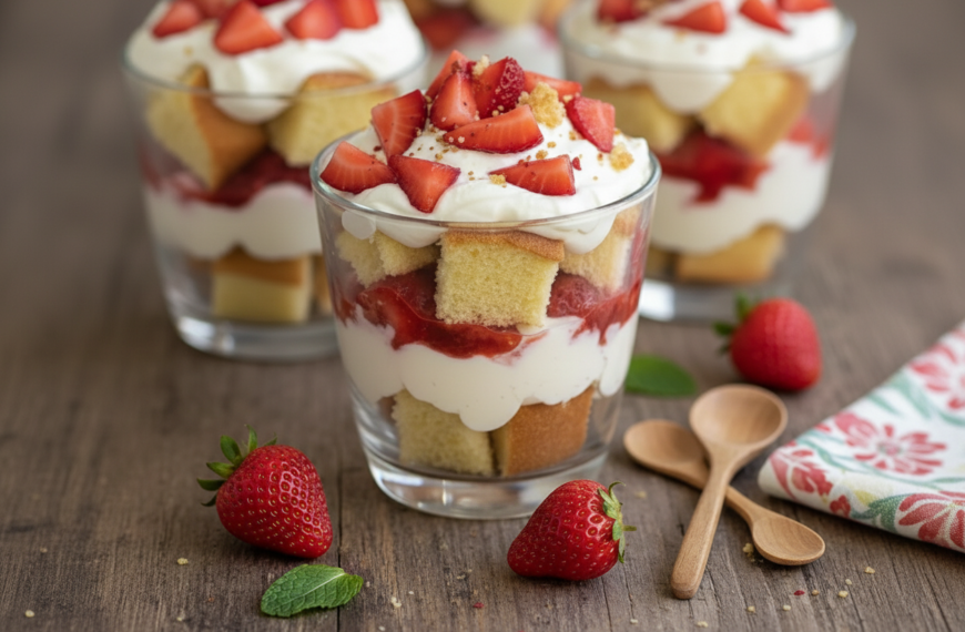 Easy Strawberry Trifle with Pound Cake – A Delicious Delight