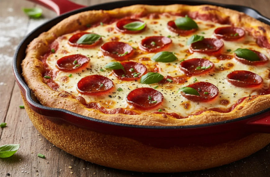 My Cast Iron Pan Pizza Recipe for Perfect Crust