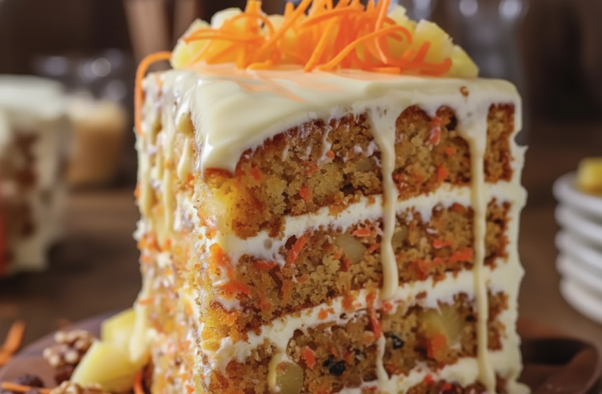 Irresistible Hawaiian Carrot Pineapple Cake – A Tropical Delight