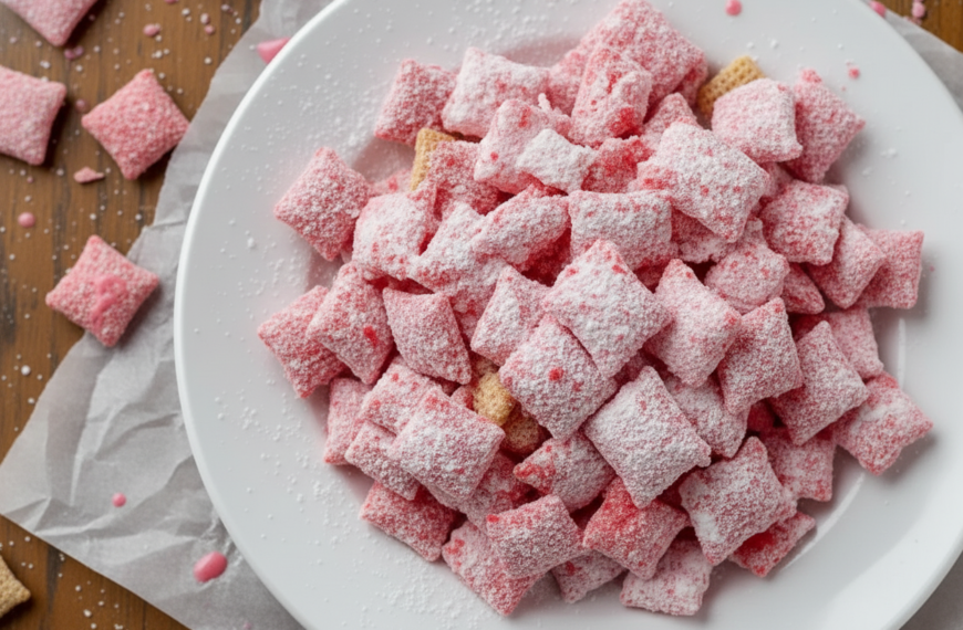 Strawberry Shortcake Puppy Chow
