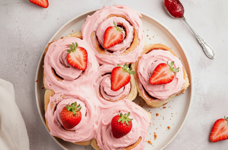 Strawberry Cinnamon Rolls – Sweet Craft