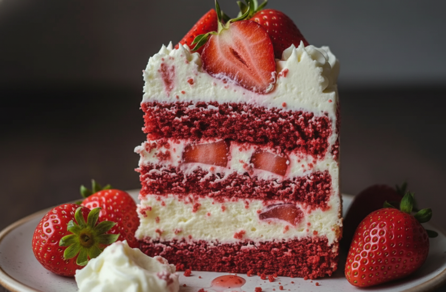 Irresistible Strawberry Earthquake Cake That Steals the Show