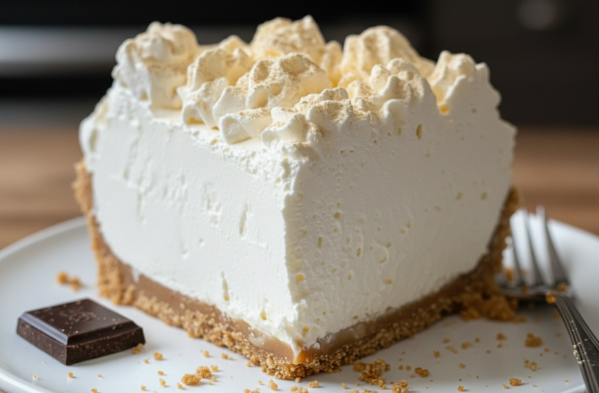 Marshmallow Whip Cheesecake : No-Bake Dream Dessert
