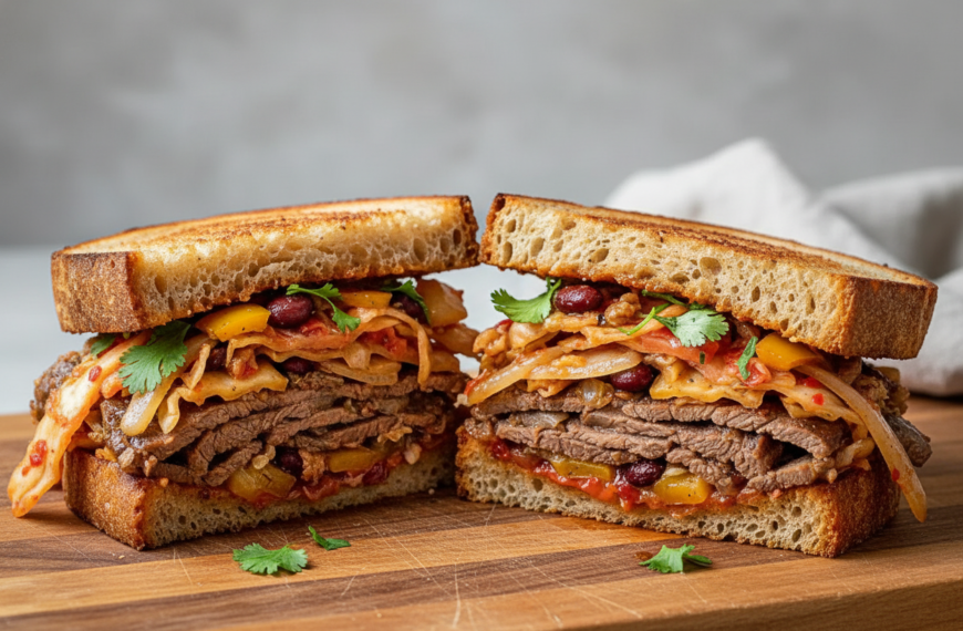 My Go-To Kimchi Beef Bulgogi Sandwich Recipe