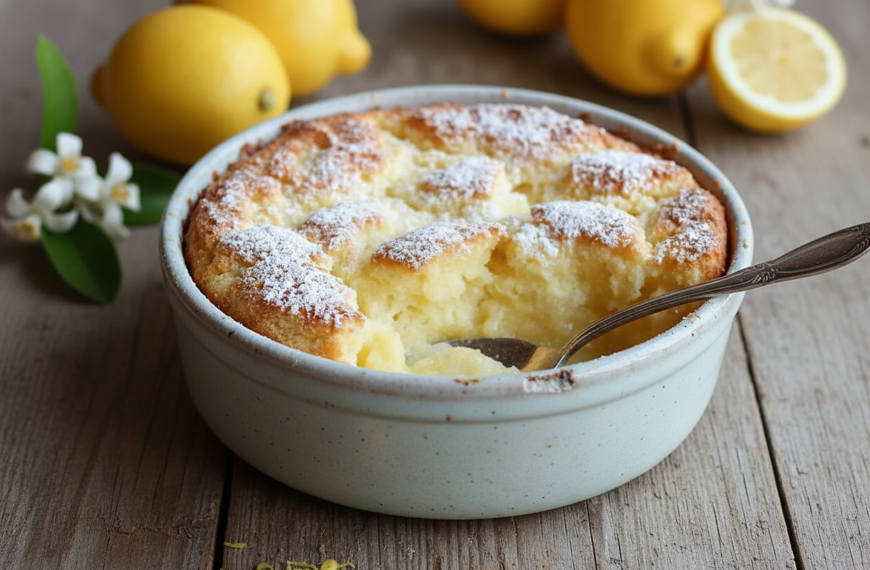 Magic Lemon Cobbler