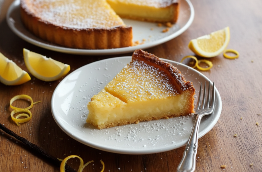 Italian Grandma’s Lemon Custard Cake – Crisp Tastes