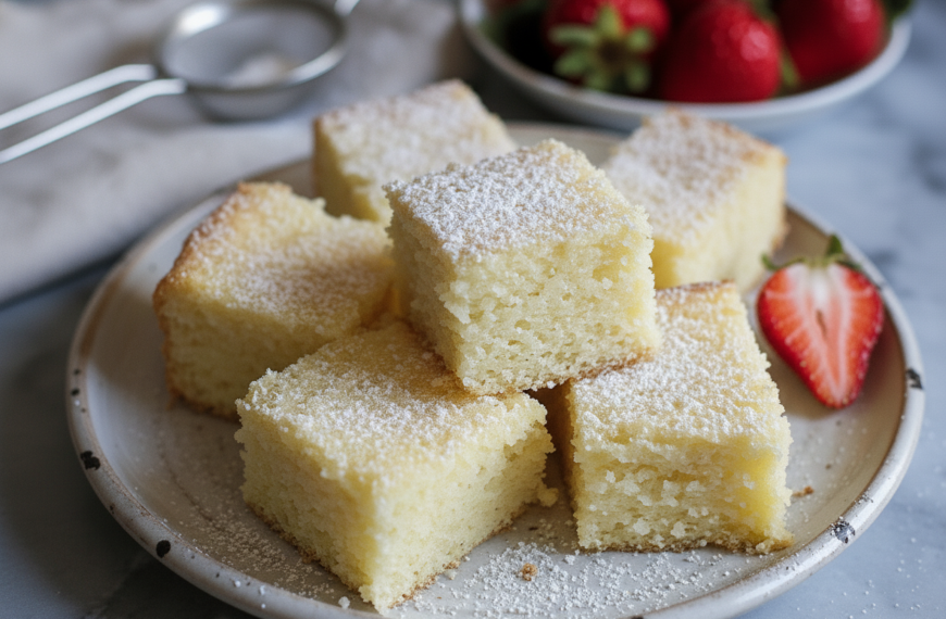 French Butter Cake Recipe | CookedByMomy