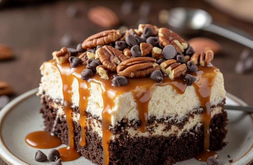 German Chocolate Poke Cake – Tastecove
