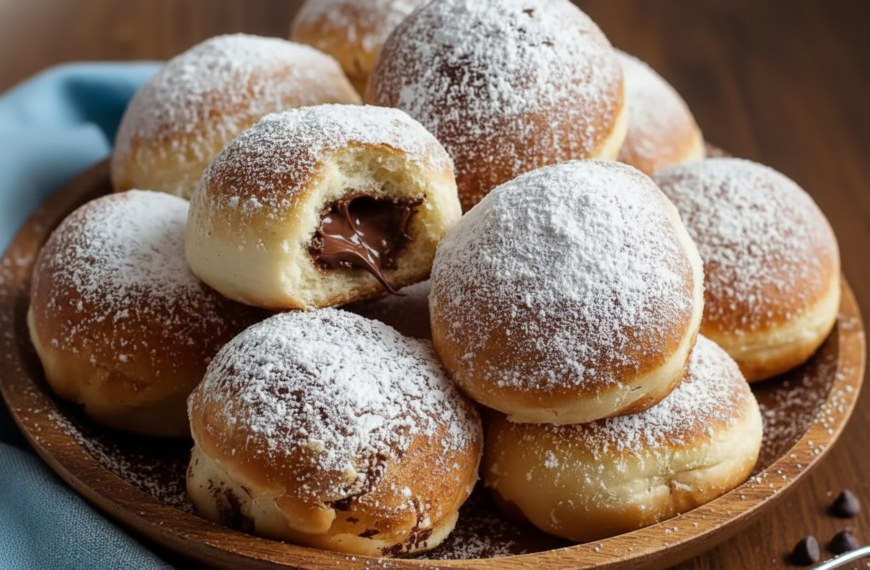 Fluffy Nutella Bombs