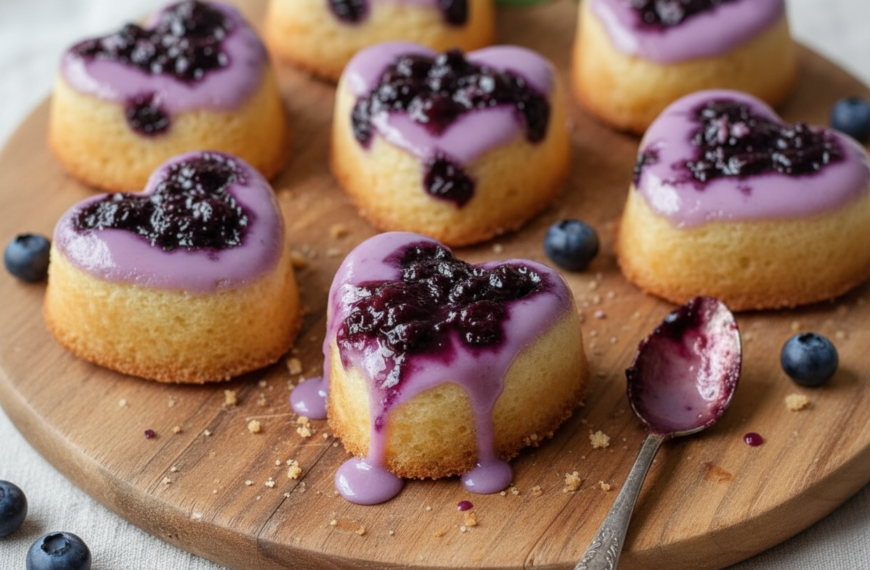 Lavender Blueberry Tea Cakes