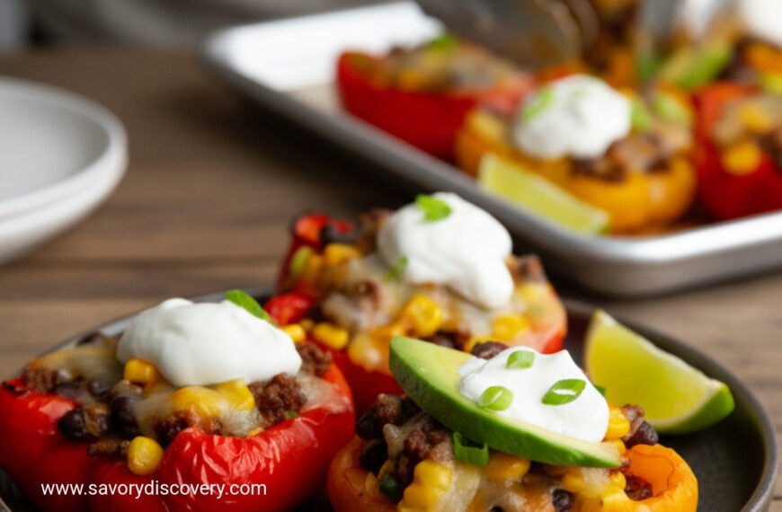 Best Cheesy Stuffed Bell Peppers