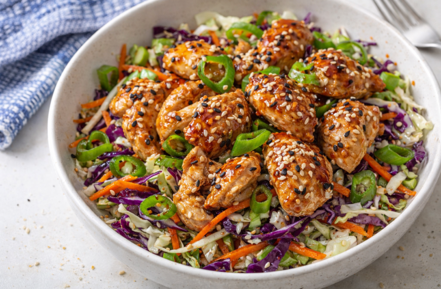 Skip the takeout, make this sesame chicken salad at home, with&hellip;
