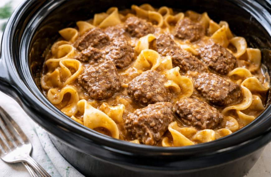 Get tender, slow-cooked beef in a creamy mushroom sauce, a simple&hellip;