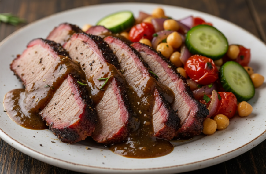 Slow Cooker Smoky Brisket with Rich Gravy