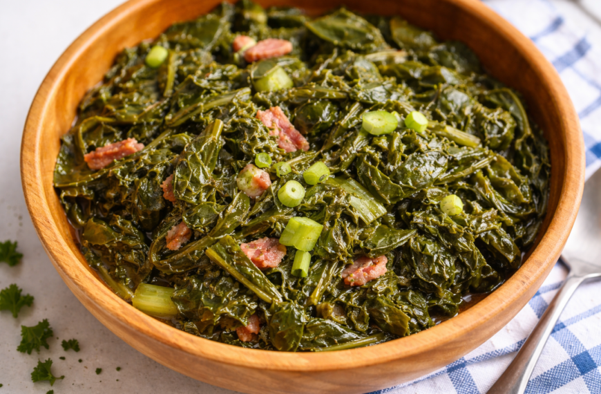 Slow-cooked turnip greens, a Southern classic with smoked meat, become tender&hellip;