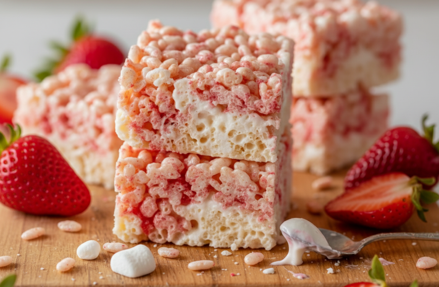 Strawberry Crunch Rice Krispie Treats: Easy & Delicious! – Berry Chefy