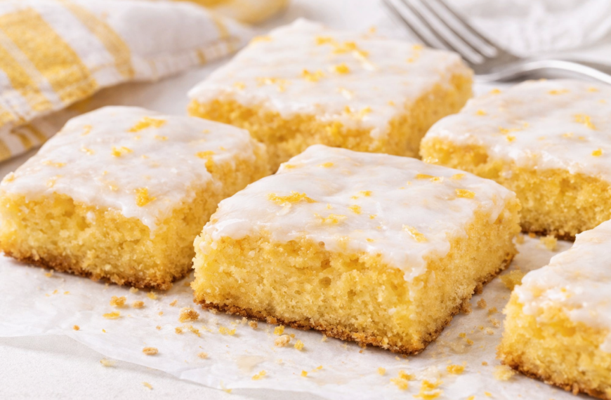 Bright, tangy lemon brownies, with an easy glaze, are the perfect&hellip;