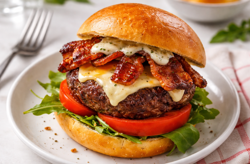 Make a gourmet pub burger at home, with a rich, savory&hellip;