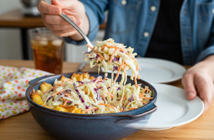 Hawaiian Pineapple Coleslaw – Light and Sweet No Mayo Slaw!